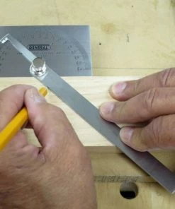 General Tools 17 ANGLE-IZER® Square Head Stainless Steel Angle Protractor, 0 to 180 Degrees -Tools Sales 1020128 4