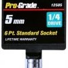 Pro Grade Metric 1/4" Drive 6 Point Socket 1 Pro Grade Metric 1/4" Drive 6 Point Socket -Tools Sales 10751740 1