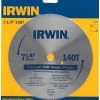 Irwin Tools Steel 7-1/4" Plywood Circular Saw Blade -Tools Sales 10880149