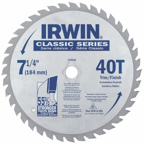 Irwin Tools 15230 Classic Series Circular Saw Blade 3 Irwin Tools 15230 Classic Series Circular Saw Blade
