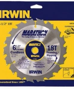 Irwin Tools Marathon 14020 6-1/2" Cordless Circular Saw Blade