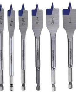 Irwin Speedbor Standard-Length Spade Wood Drill Bit, 6-Piece