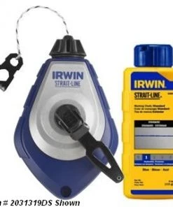 Irwin Tools Speed-Line Pro Chalk Reel & Blue Chalk Combo