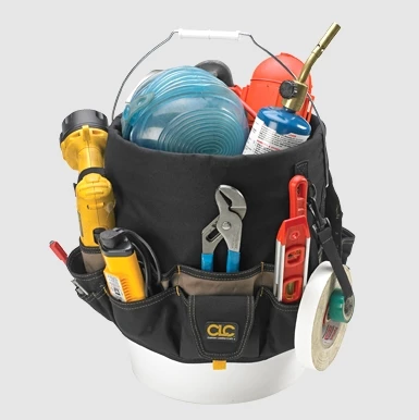 Custom Leathercraft 48 Pocket Bucket Organizer 4 Custom Leathercraft 48 Pocket Bucket Organizer - Image 2