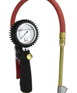 Milton Pro Analog Pistol Grip Inflator Gauge, 160 PSI