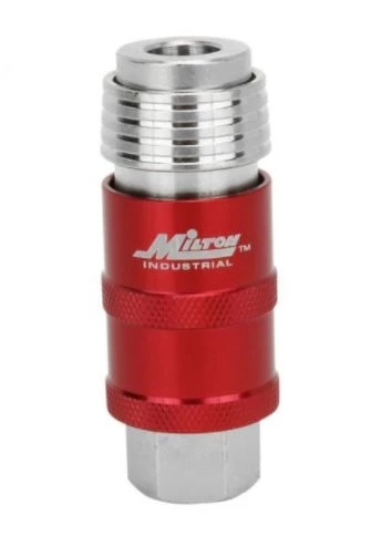 Milton 5 In ONE™ Universal Safety Exhaust Quick-Connect Industrial Coupler, 1/4" Female 3 Milton 5 In ONE™ Universal Safety Exhaust Quick-Connect Industrial Coupler, 1/4" Female
