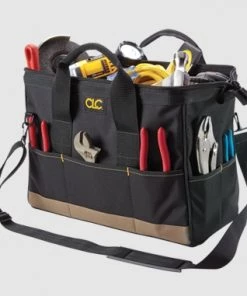 Custom Leathercraft 16″ Large Bigmouth Tool Tote Bag -Tools Sales 1165 1 tool bag 1