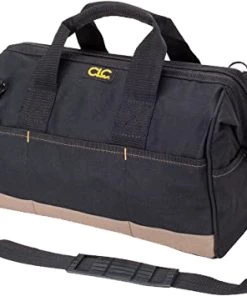 Custom Leathercraft 16″ Large Bigmouth Tool Tote Bag