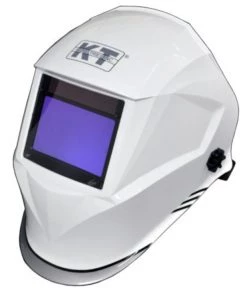 KT Industries Inc. White Elite Series Auto-Darkening Welding Helmet