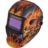 KT Industries Flaming Skull Auto Darkening Welding Helmet -Tools Sales 14042643 1