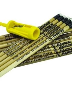 CH Hanson Finishing Pencils with Sharpener, 15-Pack