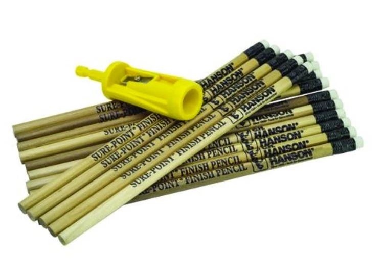 CH Hanson Finishing Pencils with Sharpener, 15-Pack 3 CH Hanson Finishing Pencils with Sharpener, 15-Pack
