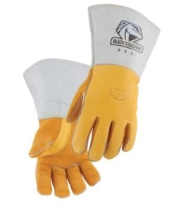 Black Stallion Elkskin Stick Glove with Nomex® Lined Back - X-Large