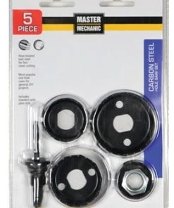 Master Mechanic 5 pc Hole Saw Kit