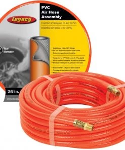 Legacy HL23850FO2-A02 3/8"x50' 200 PSI PVC Air Hose