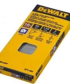 DeWalt 18GA Brad Nail Project Pack