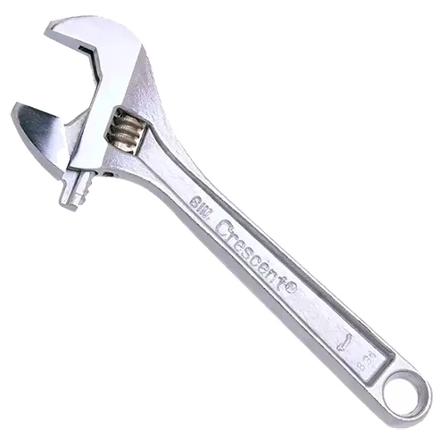 Crescent 6" Chrome Finish Adjustable Wrench 3 Crescent 6" Chrome Finish Adjustable Wrench
