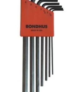 Bondhus 7 pc. Hex L-Wrenches Set, 1.5mm - 6mm