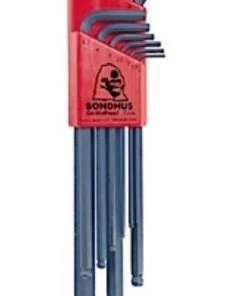 Bondhus 9 pc. Balldriver L-Wrenches Set, 1.5mm - 10mm