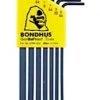 Bondhus 7 pc. Hex L-Wrenches Set, 5/64" - 3/16" -Tools Sales 34340037