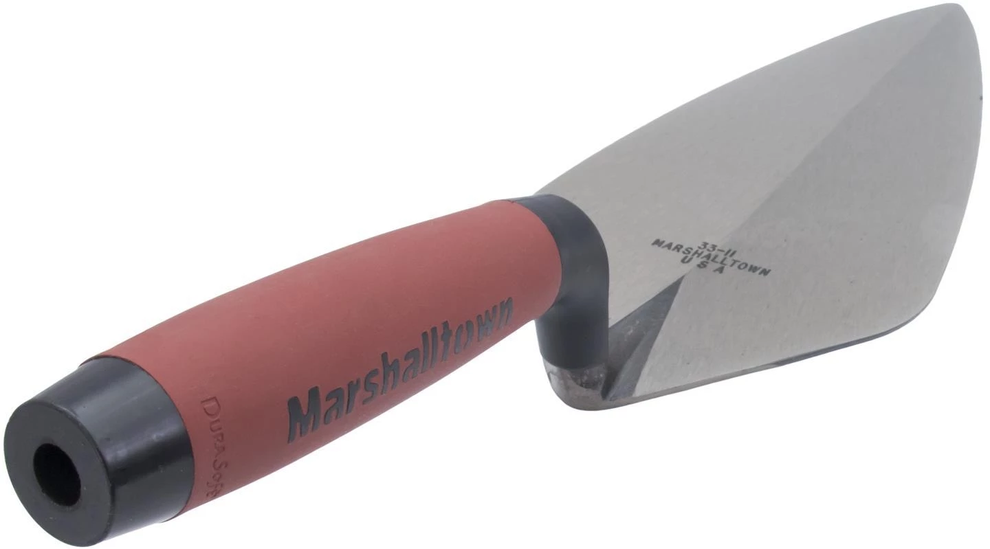 Marshalltown 11" Brick Trowel London Pattern - DuraSoft Handle 6 Marshalltown 11" Brick Trowel London Pattern - DuraSoft Handle - Image 4