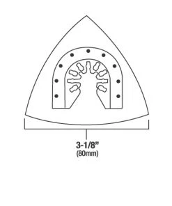 Genesis 3-1/8" Triangular Carbide Rasp -Tools Sales 37750078 3
