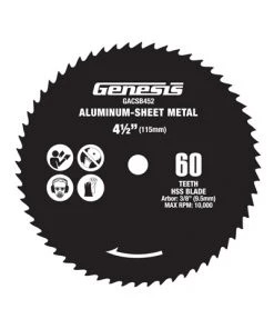 Genesis 4-1/2", 60T HSS Saw Blade