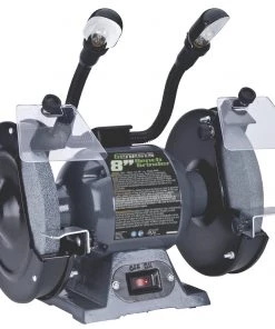 Genesis 8" Bench Grinder w/Dual Light