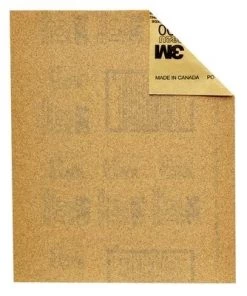 3M Aluminum Oxide Sandpaper - 3 2/3in x 9in - 6/Pk