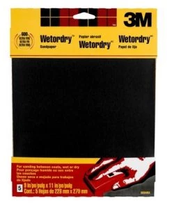 3M Wetordry Sanding Sheets - 9in x 11in