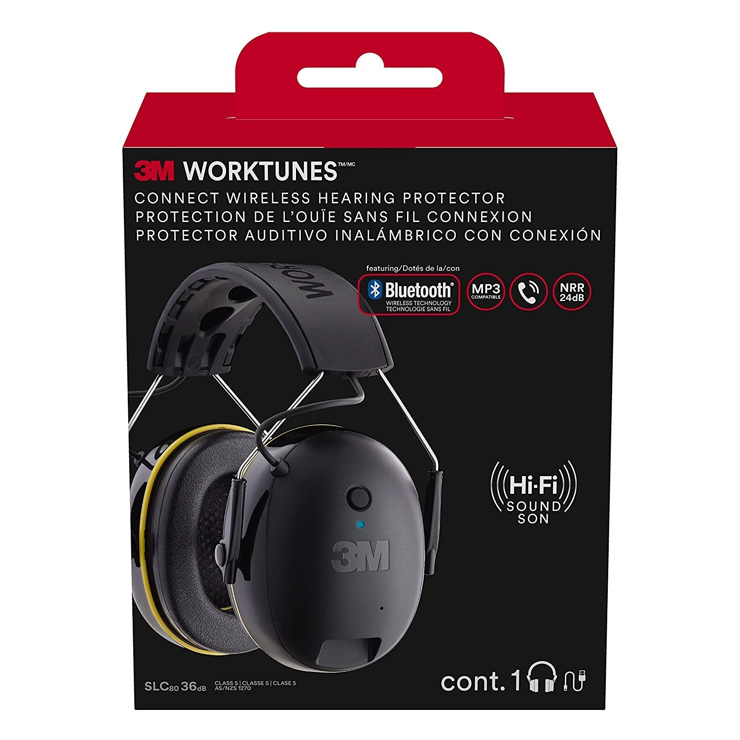 3M™ WorkTunes™ Connect Wireless Hearing Protector with Bluetooth® Technology 4 3M™ WorkTunes™ Connect Wireless Hearing Protector with Bluetooth® Technology - Image 2