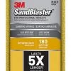 3M SandBlaster Sanding Sponge, 3-3/4″ x 2-1/2″ x 1″
