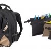 CLC 48 Pocket Tool Backpack with Multi-Purpose Clip-on Zippered Poly Bags -Tools Sales 44550001