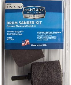 Century Sanding Drum Kit 2"X 1-1/2"