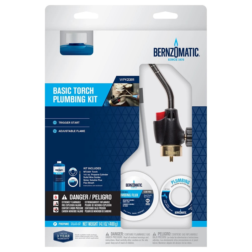 BernzOmatic Basic Torch Plumbing Kit 4 BernzOmatic Basic Torch Plumbing Kit - Image 2