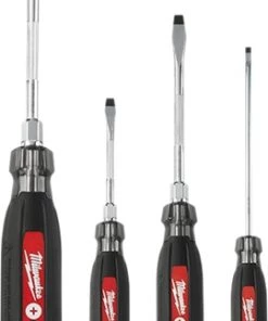 Milwaukee Cushion Grip Screwdriver Kit - 4 PC