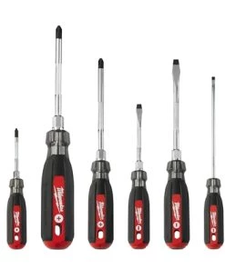 Milwaukee Cushion Grip Screwdriver Kit - 6 PC