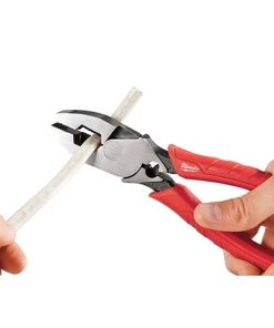Milwaukee 9" Comfort Grip High Leverage Lineman's Pliers w/Crimper -Tools Sales 48 22 6100 3