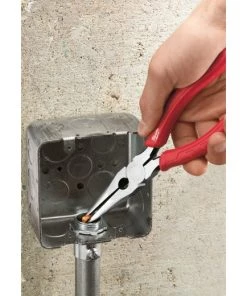 Milwaukee 8" Comfort Grip Long Nose Pliers -Tools Sales 48 22 6101 a