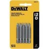 DeWalt #2 Phillips 2" Insert Bit Tips, 5 Pack -Tools Sales 480086 1