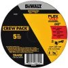 DeWalt 4 1/2" X .045" X 7/8" T1 Flexvolt Cutting Wheel 5 pk.