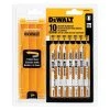DeWalt 10 Piece U-Shank Jig Saw Blade Set w/ Case -Tools Sales 480453 1