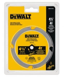 DeWalt DWA412PCD 4 1/2 Inch 4T Fiber Cement Cutting Circular Saw Blade