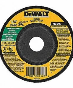 DeWalt Masonry Grinding Wheels Type 27