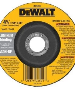DeWalt 4 1/2" X 1/4" X 7/8" Aluminum Grinding Wheel