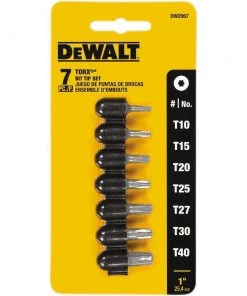 DeWalt 7 pc Torx Bit Tip Set