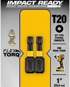 DeWalt Flextorq Screwdriving Bit Torx Tip 2 Pack