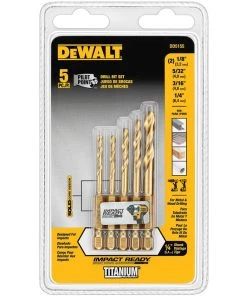 DeWalt 5 Piece Titanium IR Set