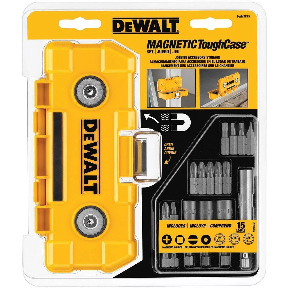DeWalt 15 pc Magnetic Toughcase 3 DeWalt 15 pc Magnetic Toughcase