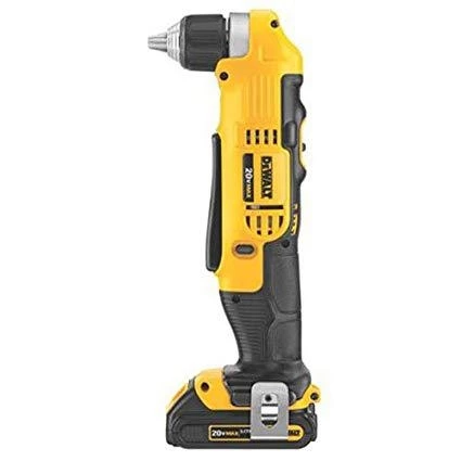 DeWalt 20V MAX XR Li-Ion 3/8" Right Angle Drill/Driver Kit 3 DeWalt 20V MAX XR Li-Ion 3/8" Right Angle Drill/Driver Kit